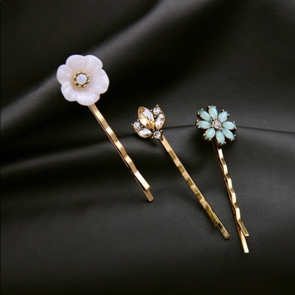 Decorative Jeweled Hairpins
